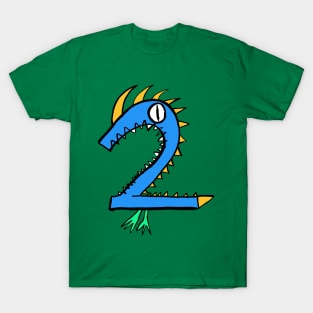 Monster Number 2 - happy sixth birthday for your little monster T-Shirt